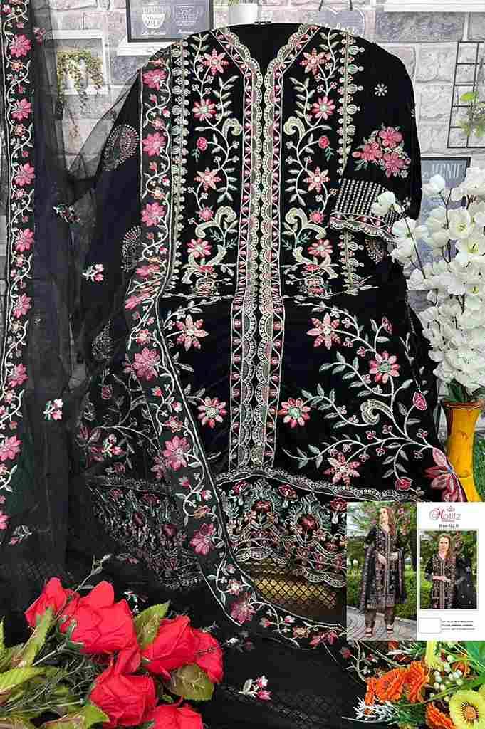 Motifz Hit Design 382 Colours By Motifz 382-A To 382-D Series Beautiful Pakistani Suits Colorful Stylish Fancy Casual Wear & Ethnic Wear Velvet Embroidered Dresses At Wholesale Price