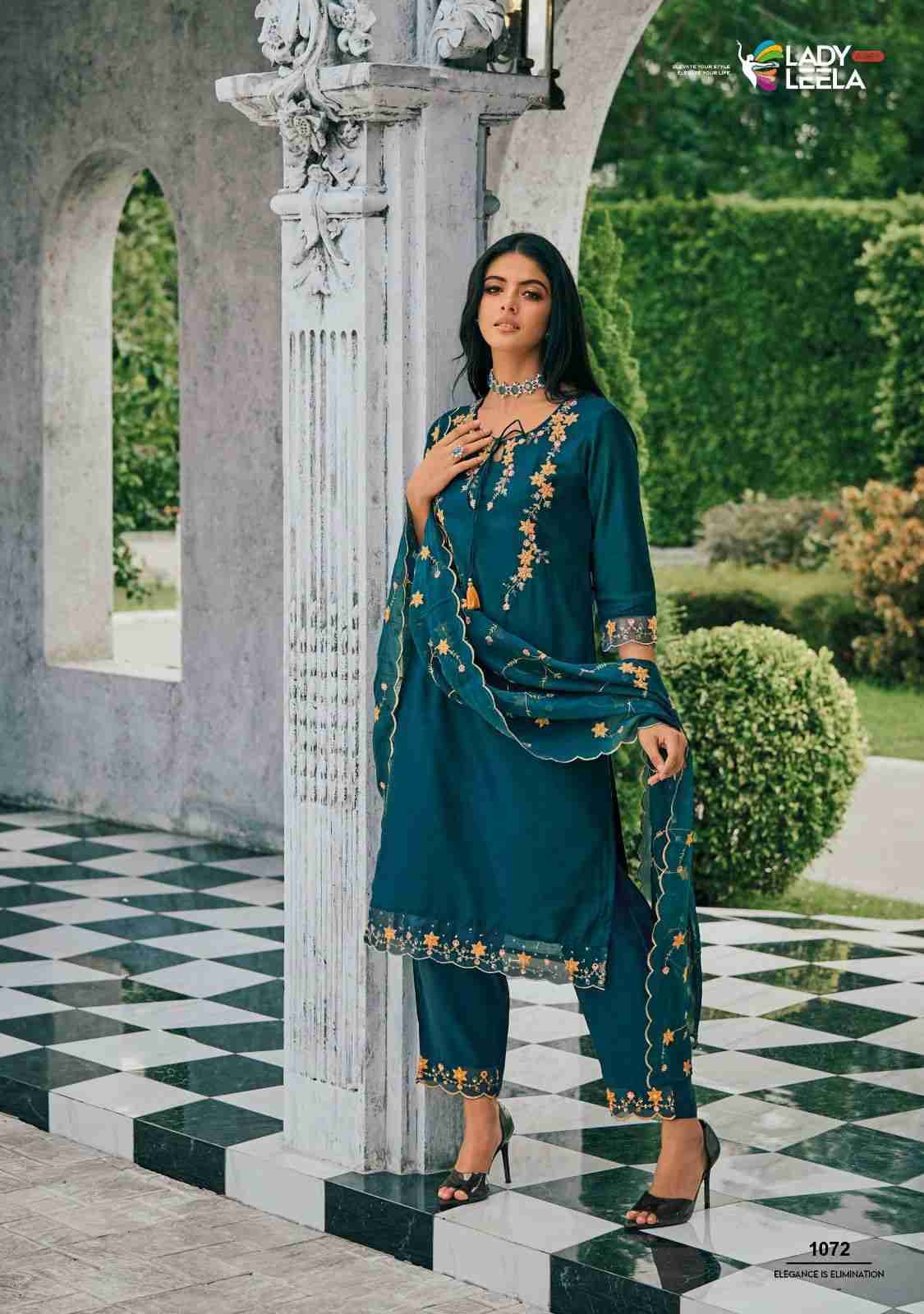 Raabta By Lady Leela 1071 To 1075 Series Beautiful Festive Suits Colorful Stylish Fancy Casual Wear & Ethnic Wear Pure Viscose With Work Dresses At Wholesale Price