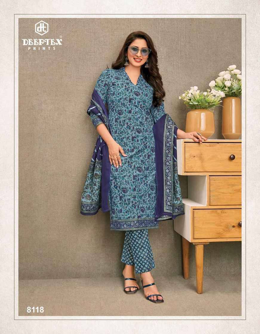 Miss India Vol-81 By Deeptex Prints 8101 To 8126 Series Beautiful Stylish Suits Fancy Colorful Casual Wear & Ethnic Wear & Ready To Wear Pure Cotton Printed Dresses At Wholesale Price