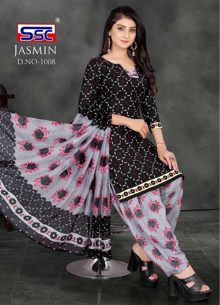 Jasmin Vol-33 By Shree Shanti Creation 1001 To 1012 Series Beautiful Stylish Suits Fancy Colorful Casual Wear & Ethnic Wear & Ready To Wear American Crepe Printed Dresses At Wholesale Price