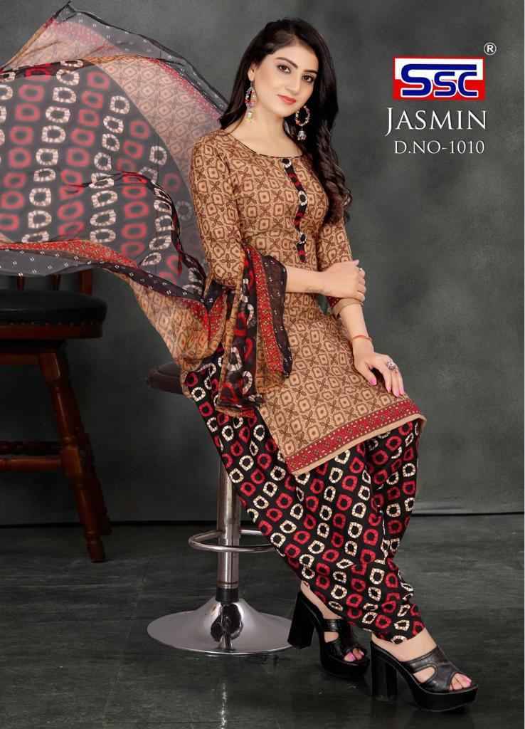 Jasmin Vol-33 By Shree Shanti Creation 1001 To 1012 Series Beautiful Stylish Suits Fancy Colorful Casual Wear & Ethnic Wear & Ready To Wear American Crepe Printed Dresses At Wholesale Price