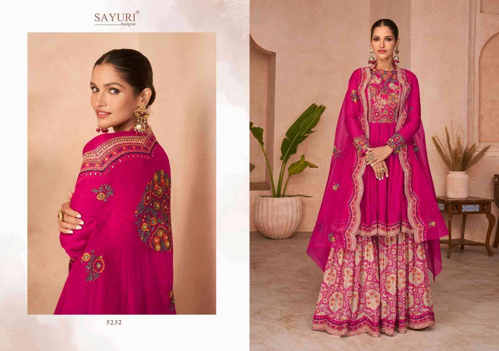 Occasion Gold By Sayuri 5232 To 5232-D Series Beautiful Festive Suits Stylish Fancy Colorful Party Wear & Occasional Wear Silk Embroidered Dresses At Wholesale Price