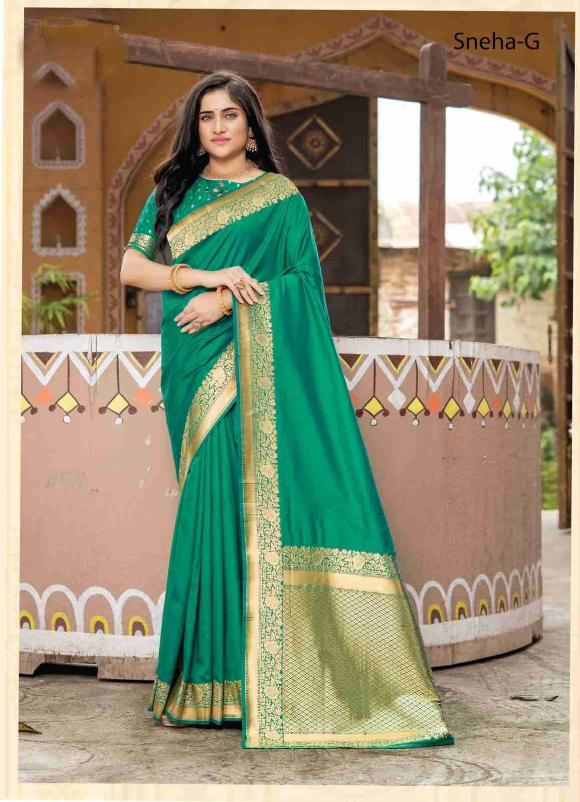 Sneha By Fashid Wholesale A To G Series Indian Traditional Wear Collection Beautiful Stylish Fancy Colorful Party Wear & Occasional Wear Silk Sarees At Wholesale Price