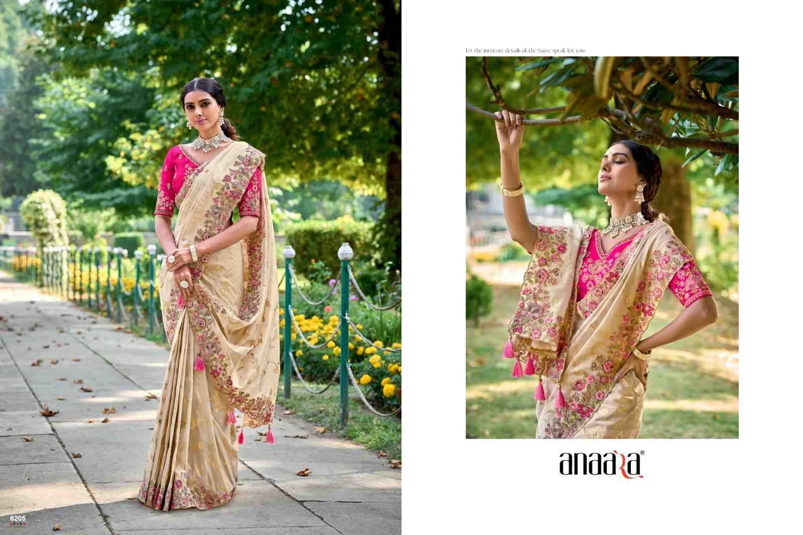 Anaara 6201 Series By Tathastu 6201 To 6210 Series Indian Traditional Wear Collection Beautiful Stylish Fancy Colorful Party Wear & Occasional Wear Fancy Sarees At Wholesale Price