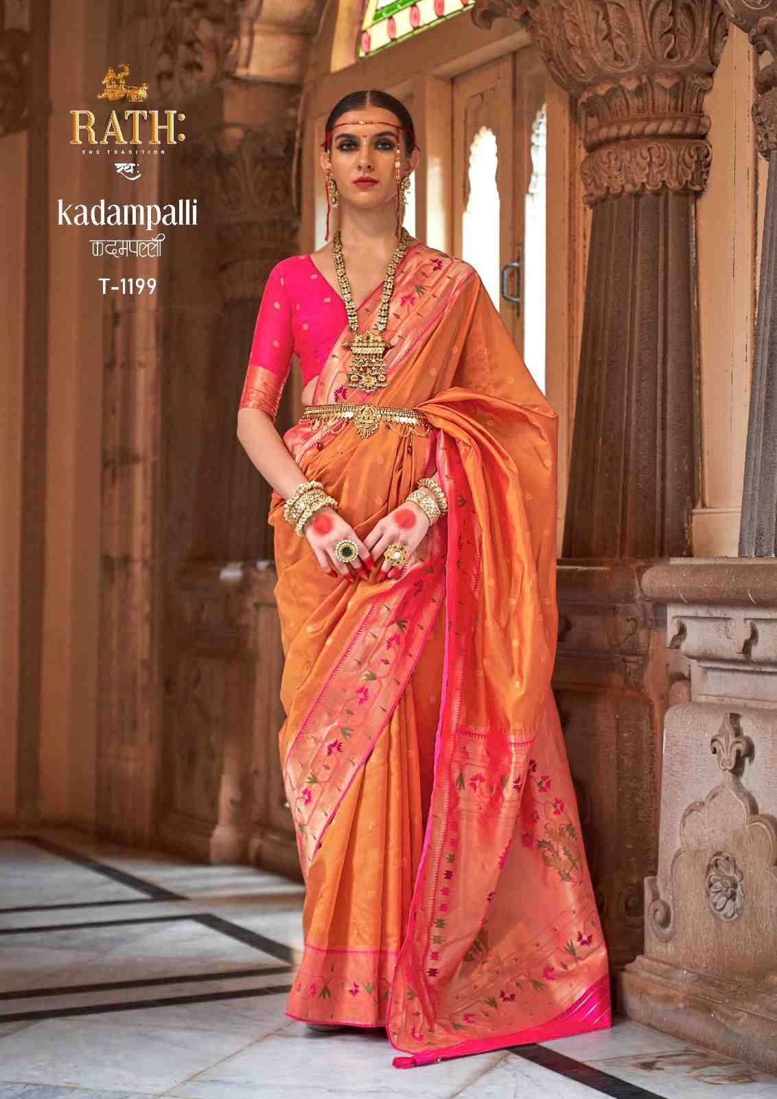 Kadampalli By Rath 1199 To 1204 Series Indian Traditional Wear Collection Beautiful Stylish Fancy Colorful Party Wear & Occasional Wear Silk Sarees At Wholesale Price