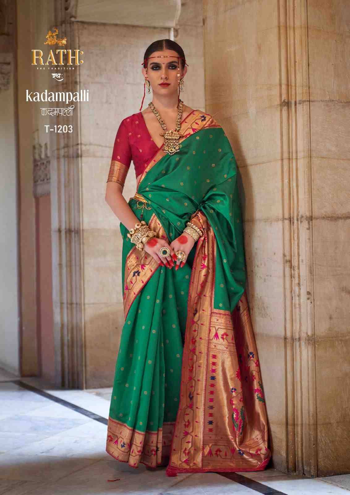 Kadampalli By Rath 1199 To 1204 Series Indian Traditional Wear Collection Beautiful Stylish Fancy Colorful Party Wear & Occasional Wear Silk Sarees At Wholesale Price
