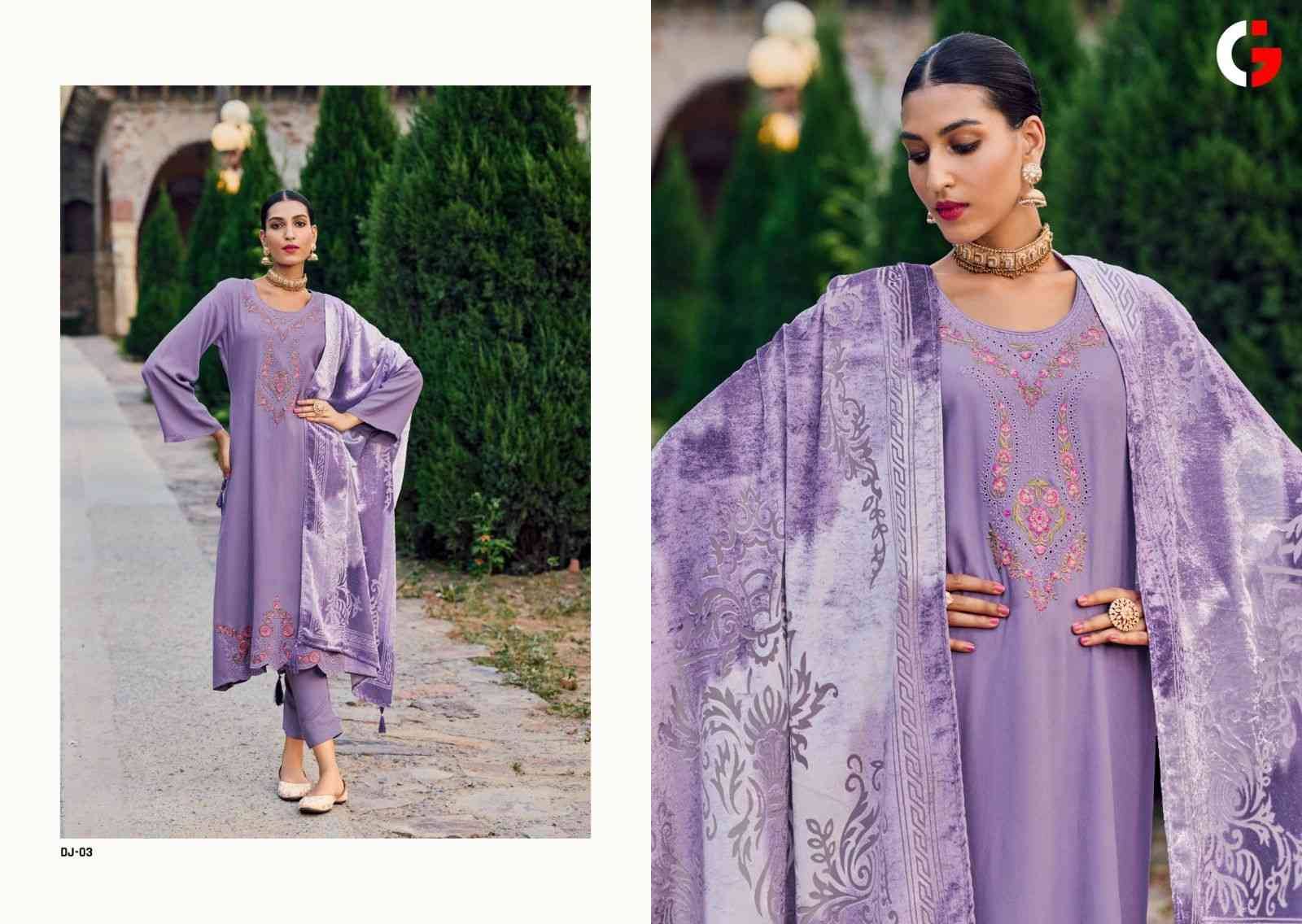 Daastaan-E-Jashan By Gull Jee 01 To 06 Series Designer Suits Beautiful Stylish Fancy Colorful Party Wear & Occasional Wear Viscose Pashmina Print With Embroidery Dresses At Wholesale Price