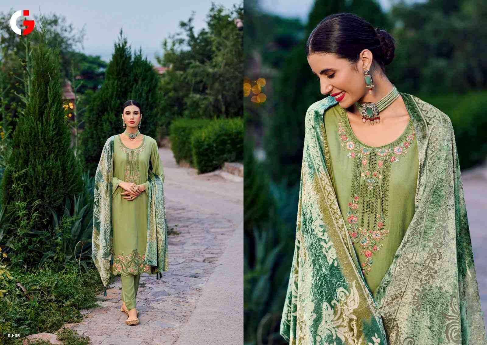 Daastaan-E-Jashan By Gull Jee 01 To 06 Series Designer Suits Beautiful Stylish Fancy Colorful Party Wear & Occasional Wear Viscose Pashmina Print With Embroidery Dresses At Wholesale Price