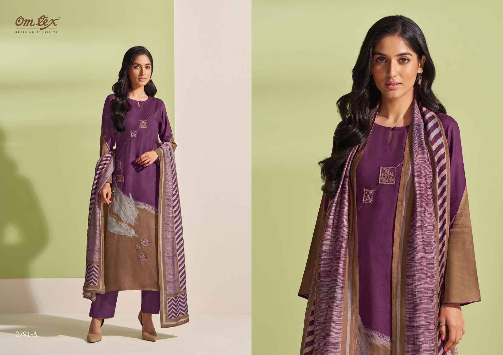 Saachi By Om Tex 2791-A To 2791-D Series Beautiful Stylish Festive Suits Fancy Colorful Casual Wear & Ethnic Wear & Ready To Wear Pure Pashmina Digital Print Dresses At Wholesale Price