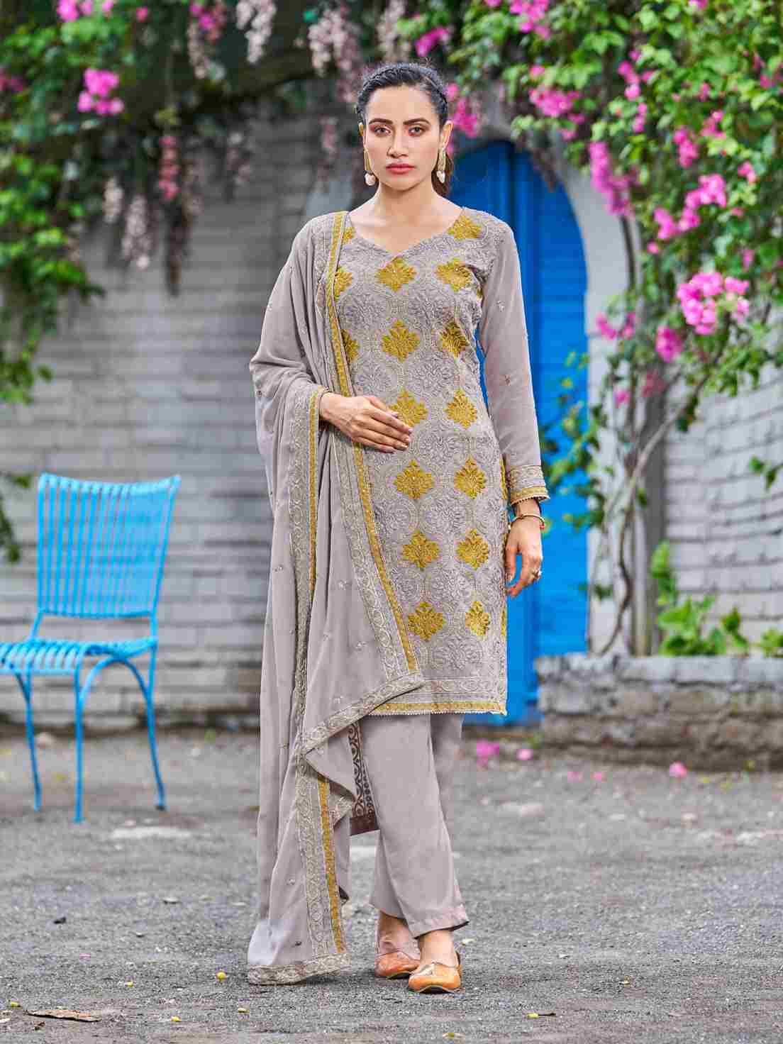 3001 By Fashid Wholesale 3001-A To 3001-D Series Beautiful Festive Suits Stylish Fancy Colorful Casual Wear & Ethnic Wear Faux Georgette Dresses At Wholesale Price