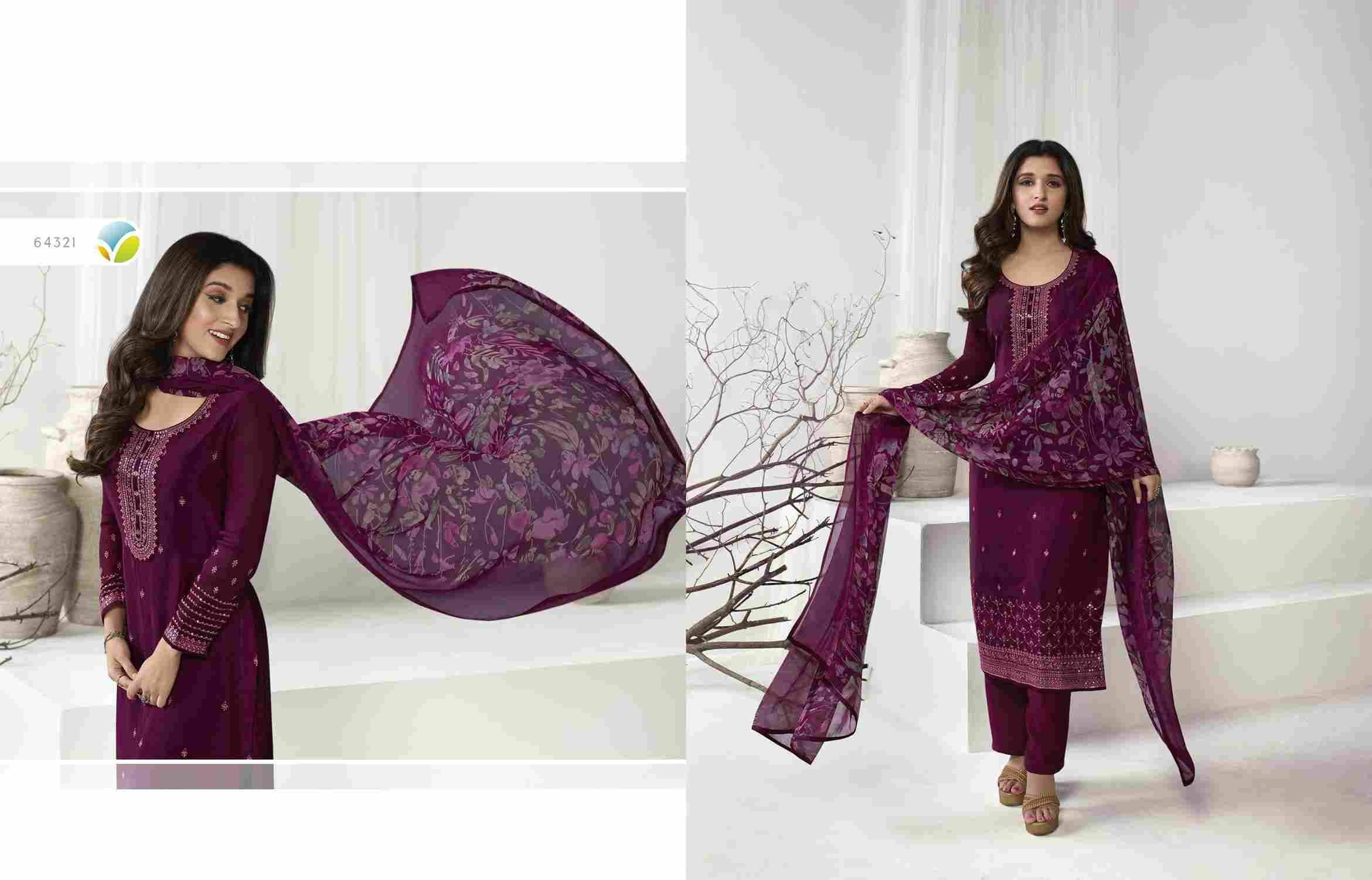 Royal Crepe Vol-43 By Vinay Fashion 64321 To 64328 Series Designer Festive Sharara Suits Collection Beautiful Stylish Fancy Colorful Party Wear & Occasional Wear Royal Crepe Dresses At Wholesale Price