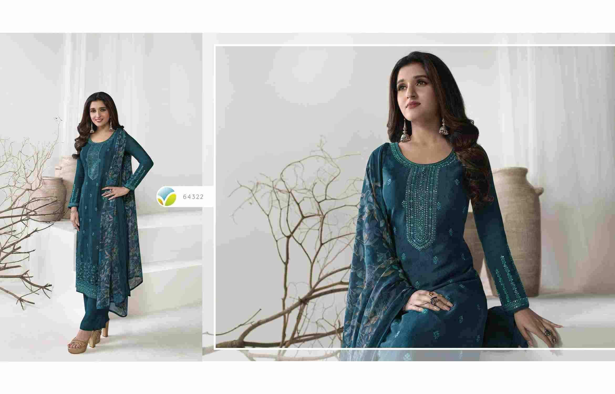 Royal Crepe Vol-43 By Vinay Fashion 64321 To 64328 Series Designer Festive Sharara Suits Collection Beautiful Stylish Fancy Colorful Party Wear & Occasional Wear Royal Crepe Dresses At Wholesale Price
