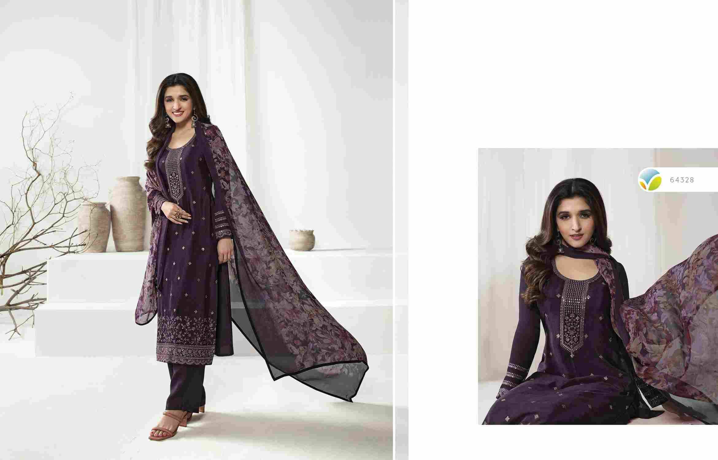 Royal Crepe Vol-43 By Vinay Fashion 64321 To 64328 Series Designer Festive Sharara Suits Collection Beautiful Stylish Fancy Colorful Party Wear & Occasional Wear Royal Crepe Dresses At Wholesale Price