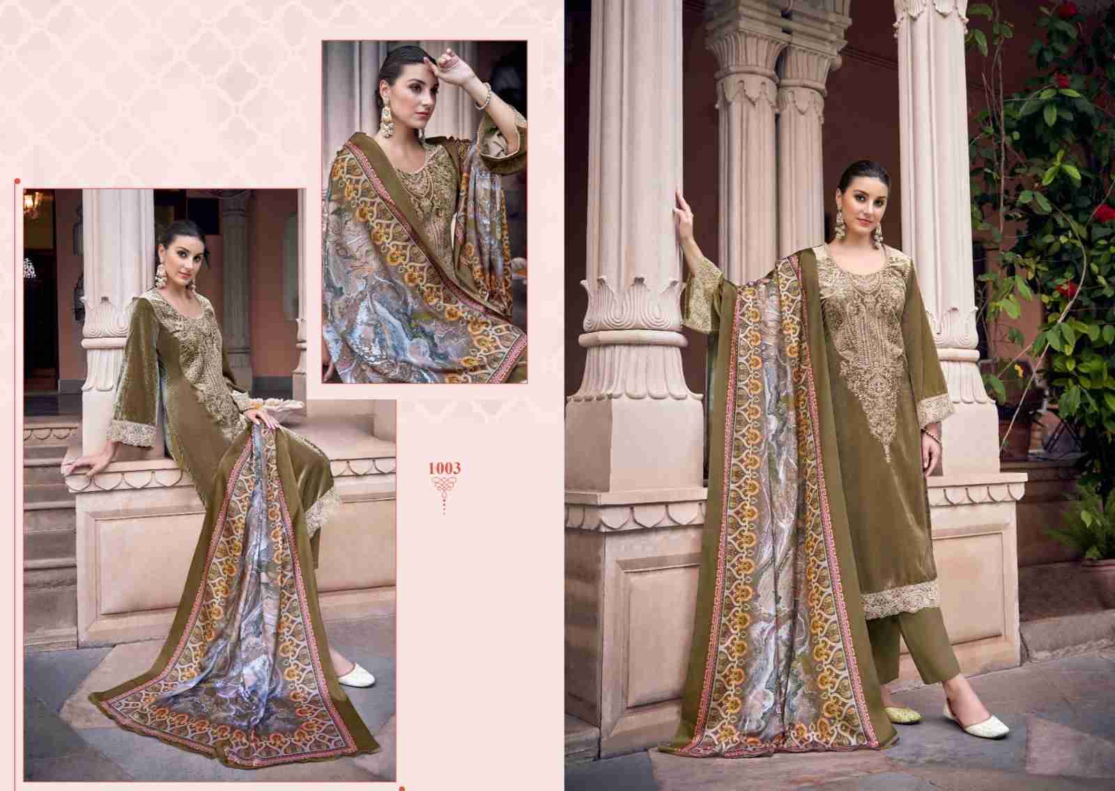 Marble Velvet By Zsm 1001 To 1006 Series Beautiful Stylish Festive Suits Fancy Colorful Casual Wear & Ethnic Wear & Ready To Wear Viscose Velvet Embroidery Dresses At Wholesale Price