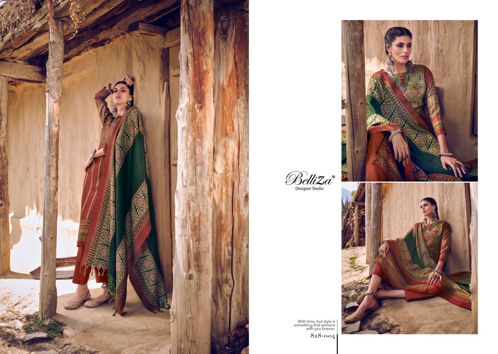  Saiba By Belliza 828-001 To 828-008 Series Beautiful Festive Suits Stylish Fancy Colorful Party Wear & Occasional Wear Pure Alpine Embroidered Dresses At Wholesale Price