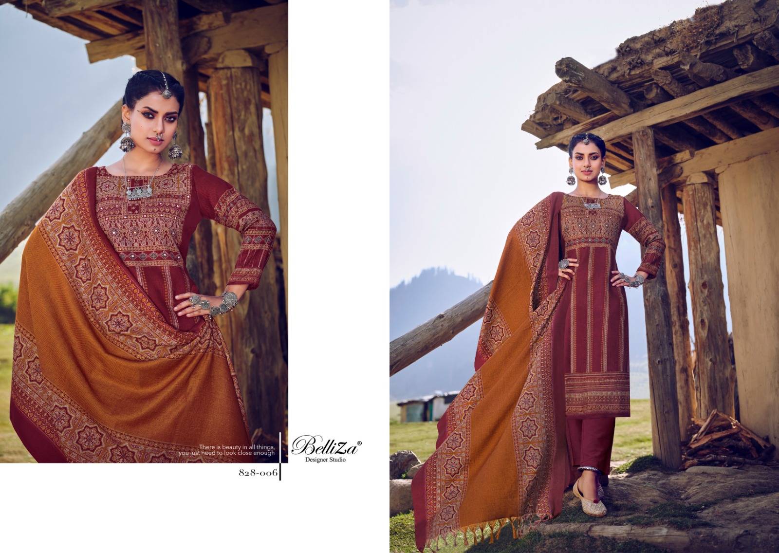  Saiba By Belliza 828-001 To 828-008 Series Beautiful Festive Suits Stylish Fancy Colorful Party Wear & Occasional Wear Pure Alpine Embroidered Dresses At Wholesale Price