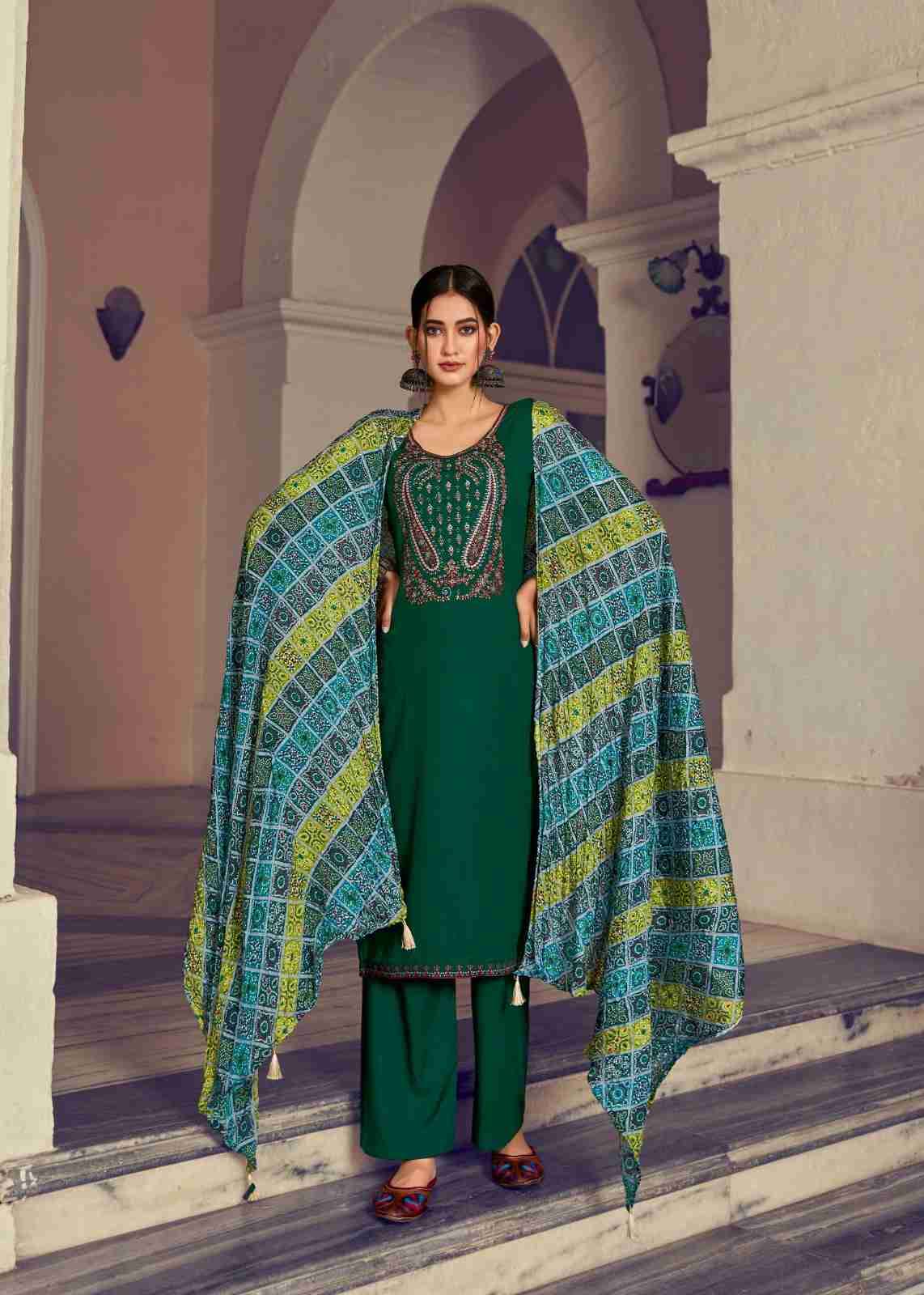 Lehariya By Hermitage 1001 To 1006 Series Designer Festive Suits Beautiful Fancy Stylish Colorful Party Wear & Occasional Wear Pure Viscose Slub Rayon Print With Embroidery Dresses At Wholesale Price