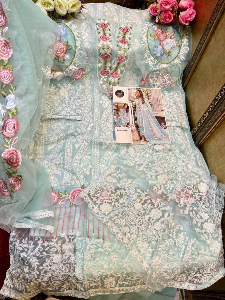 Crimson 7773 Colours By Mehboob Tex 7773-A To 7773-D Series Pakistani Suits Beautiful Fancy Colorful Stylish Party Wear & Occasional Wear Cambric Cotton Embroidery Dresses At Wholesale Price