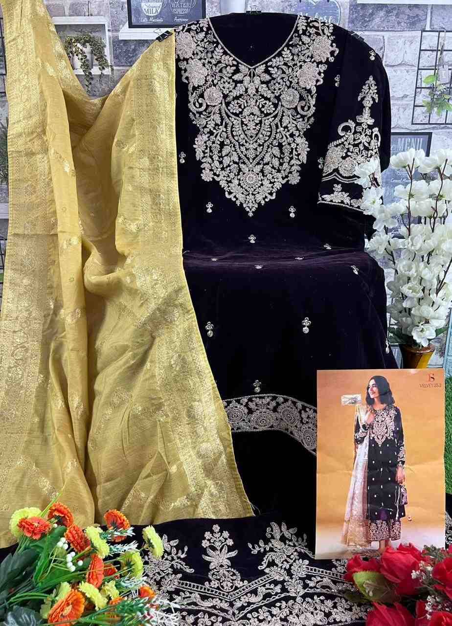 Velvet-23 Vol-2 By Deepsy Suits 3241 To 3244 Series Pakistani Suits Beautiful Fancy Colorful Stylish Party Wear & Occasional Wear Velvet/Jacquard Embroidery Dresses At Wholesale Price