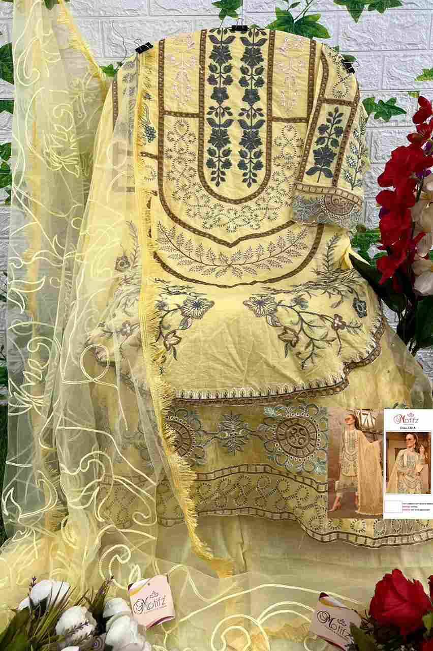 Motifz 330 Colours By Motifz 330-A To 330-D Series Beautiful Pakistani Suits Stylish Fancy Colorful Casual Wear & Ethnic Wear Heavy Cambric Cotton Print Dresses At Wholesale Price