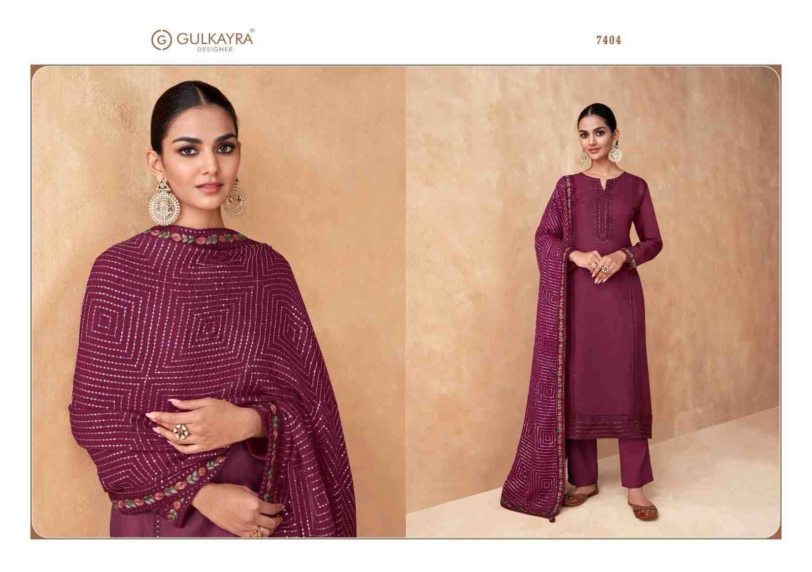 Rutba By Gulkayra Designer 7403 To 7406 Series Beautiful Festive Suits Stylish Fancy Colorful Casual Wear & Ethnic Wear Chinnon/Georgette Dresses At Wholesale Price