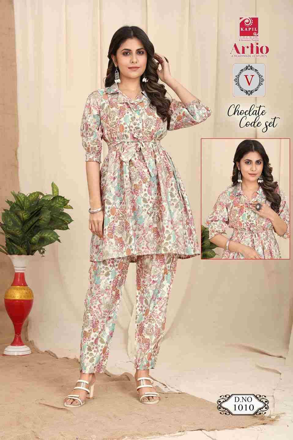 Coclate Codeset By Artio 1001 To 1013 Series Designer Stylish Fancy Colorful Beautiful Party Wear & Ethnic Wear Collection Modal Print Co-Ord Sets At Wholesale Price
