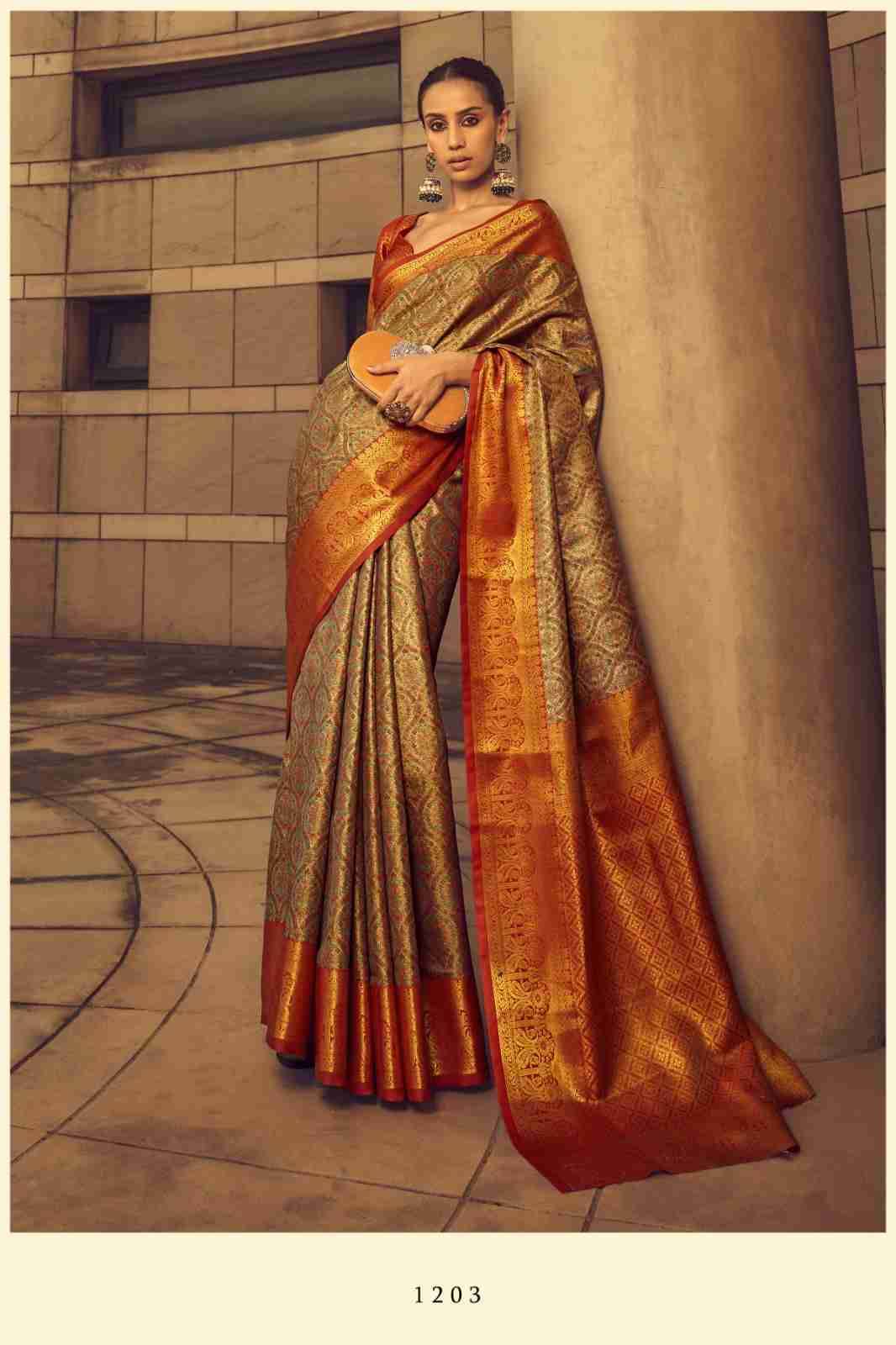 Avzee Silk By Fashid Wholesale 1201 To 1206 Series Indian Traditional Wear Collection Beautiful Stylish Fancy Colorful Party Wear & Occasional Wear Banarasi Silk Sarees At Wholesale Price