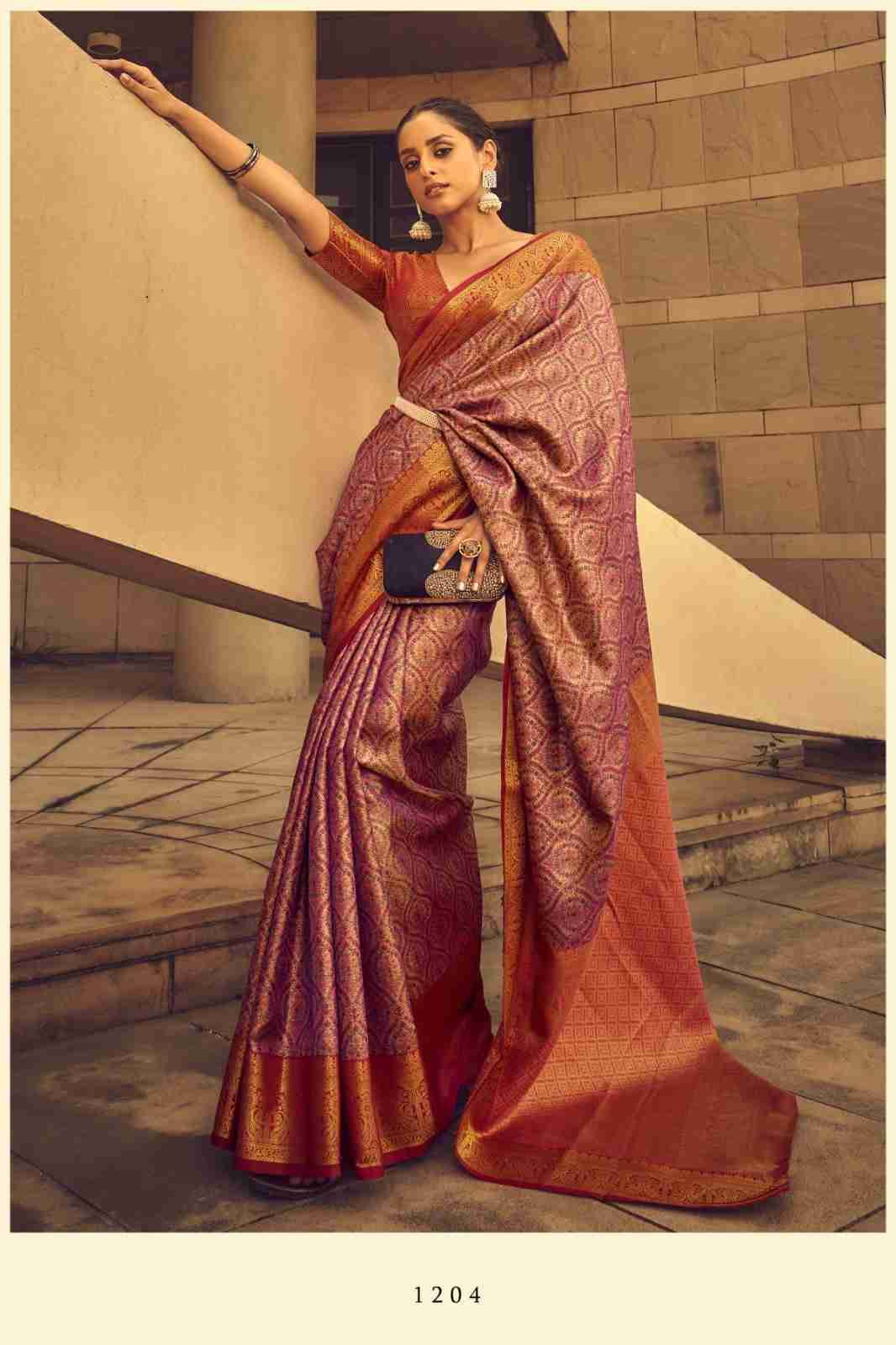 Avzee Silk By Fashid Wholesale 1201 To 1206 Series Indian Traditional Wear Collection Beautiful Stylish Fancy Colorful Party Wear & Occasional Wear Banarasi Silk Sarees At Wholesale Price