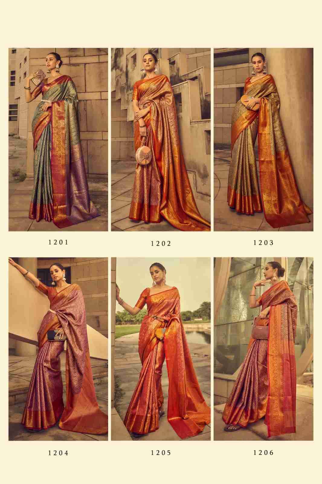 Avzee Silk By Fashid Wholesale 1201 To 1206 Series Indian Traditional Wear Collection Beautiful Stylish Fancy Colorful Party Wear & Occasional Wear Banarasi Silk Sarees At Wholesale Price