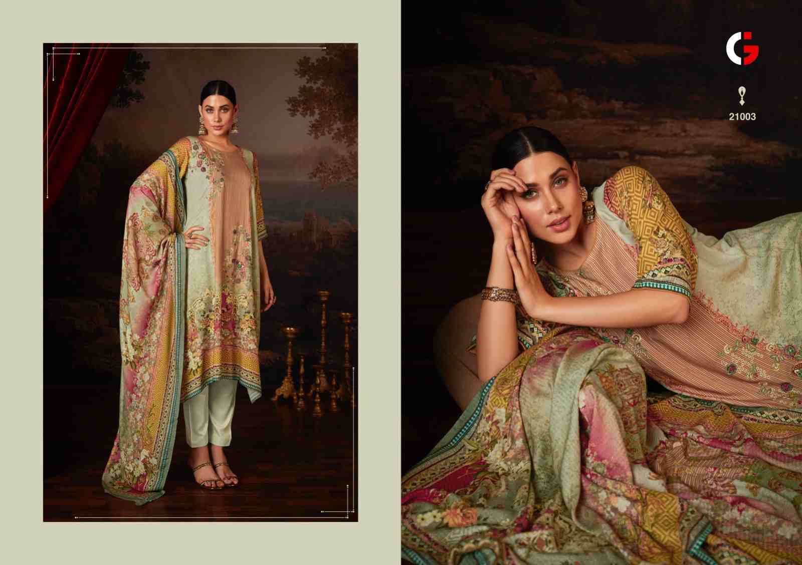 Dilkhush By Gull Jee 21001 To 21006 Series Beautiful Festive Suits Stylish Fancy Colorful Party Wear & Occasional Wear Viscose Pashmina Dresses At Wholesale Price