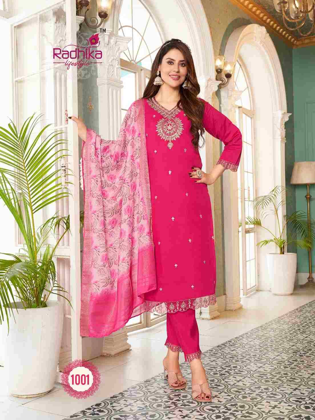 Kasturi Vol-1 By Radhika Lifestyle 1001 To 1006 Series Beautiful Festive Suits Colorful Stylish Fancy Casual Wear & Ethnic Wear Pure Silk Dresses At Wholesale Price