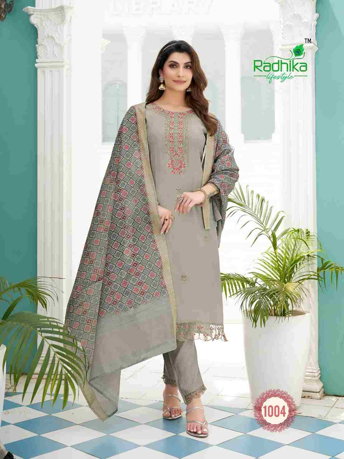 Kasturi Vol-1 By Radhika Lifestyle 1001 To 1006 Series Beautiful Festive Suits Colorful Stylish Fancy Casual Wear & Ethnic Wear Pure Silk Dresses At Wholesale Price