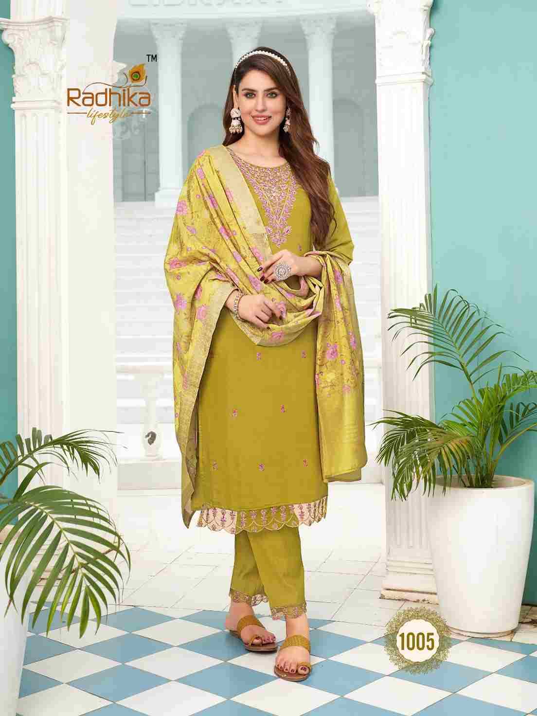 Kasturi Vol-1 By Radhika Lifestyle 1001 To 1006 Series Beautiful Festive Suits Colorful Stylish Fancy Casual Wear & Ethnic Wear Pure Silk Dresses At Wholesale Price