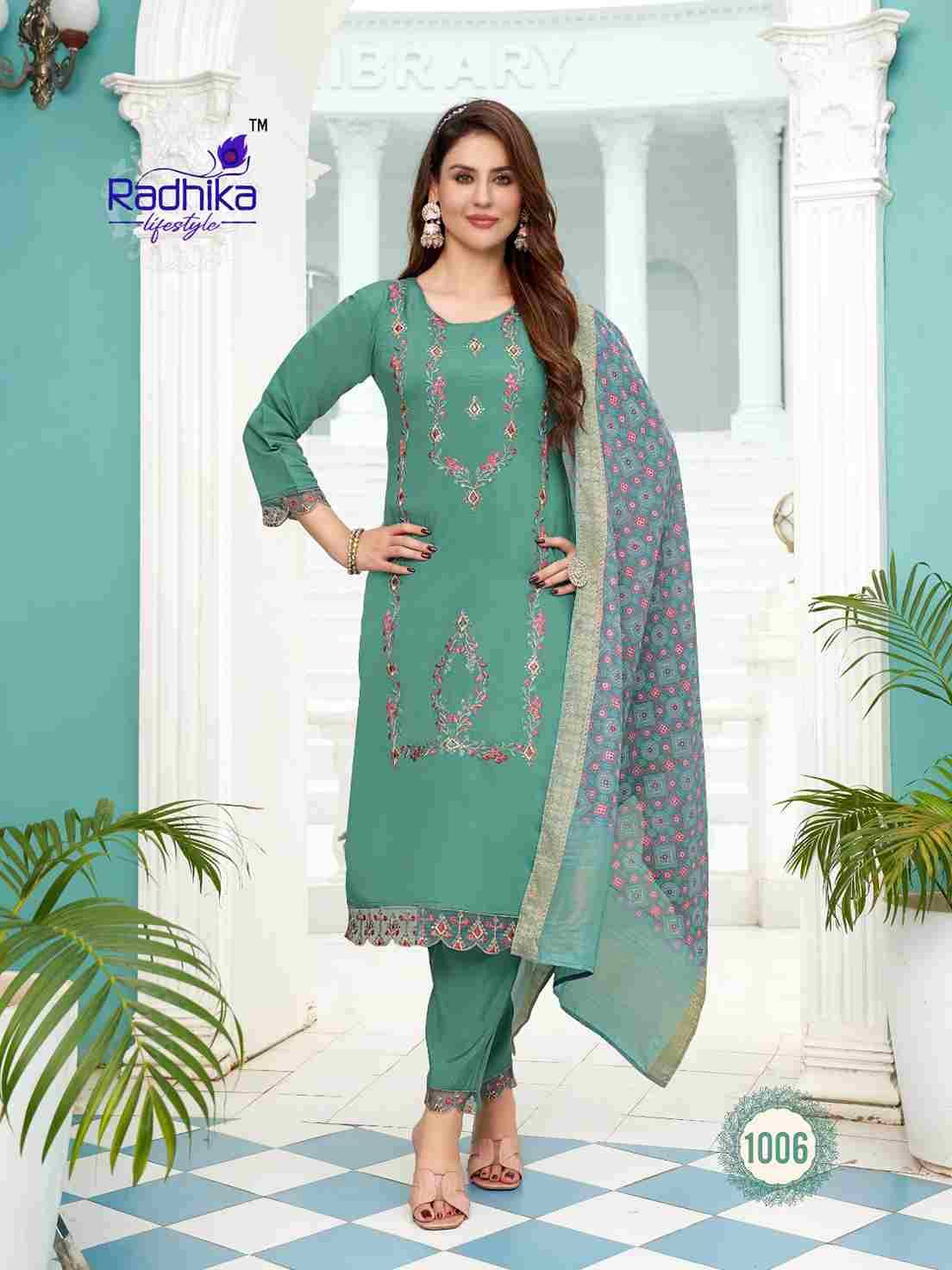 Kasturi Vol-1 By Radhika Lifestyle 1001 To 1006 Series Beautiful Festive Suits Colorful Stylish Fancy Casual Wear & Ethnic Wear Pure Silk Dresses At Wholesale Price
