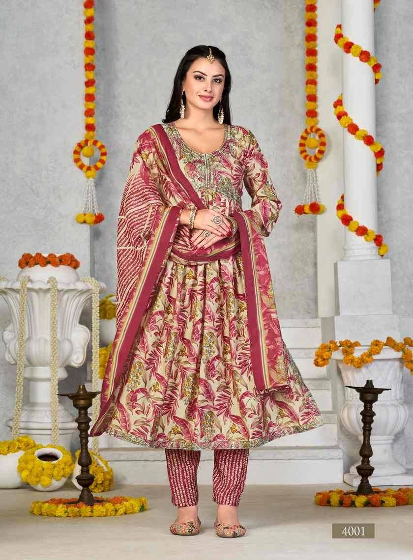 Alia Vol-4 By Radhika Lifestyle 4001 To 4006 Series Beautiful Festive Suits Colorful Stylish Fancy Casual Wear & Ethnic Wear Modal Muslin Print Dresses At Wholesale Price