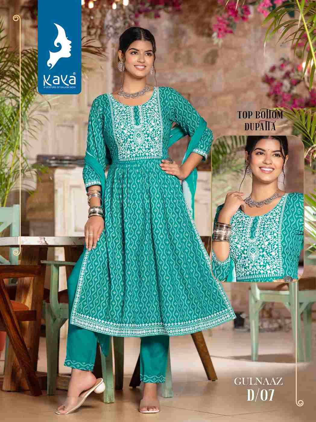 Gulnaaz By Kaya 01 To 08 Series Beautiful Festive Suits Colorful Stylish Fancy Casual Wear & Ethnic Wear Pure Rayon Print Dresses At Wholesale Price