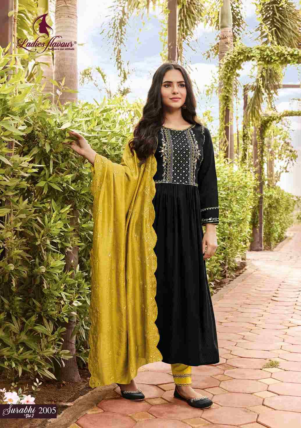 Surbhi Vol-2 By Ladies Flavour 2001 To 2006 Series Beautiful Festive Suits Colorful Stylish Fancy Casual Wear & Ethnic Wear Pure Rayon Print Dresses At Wholesale Price