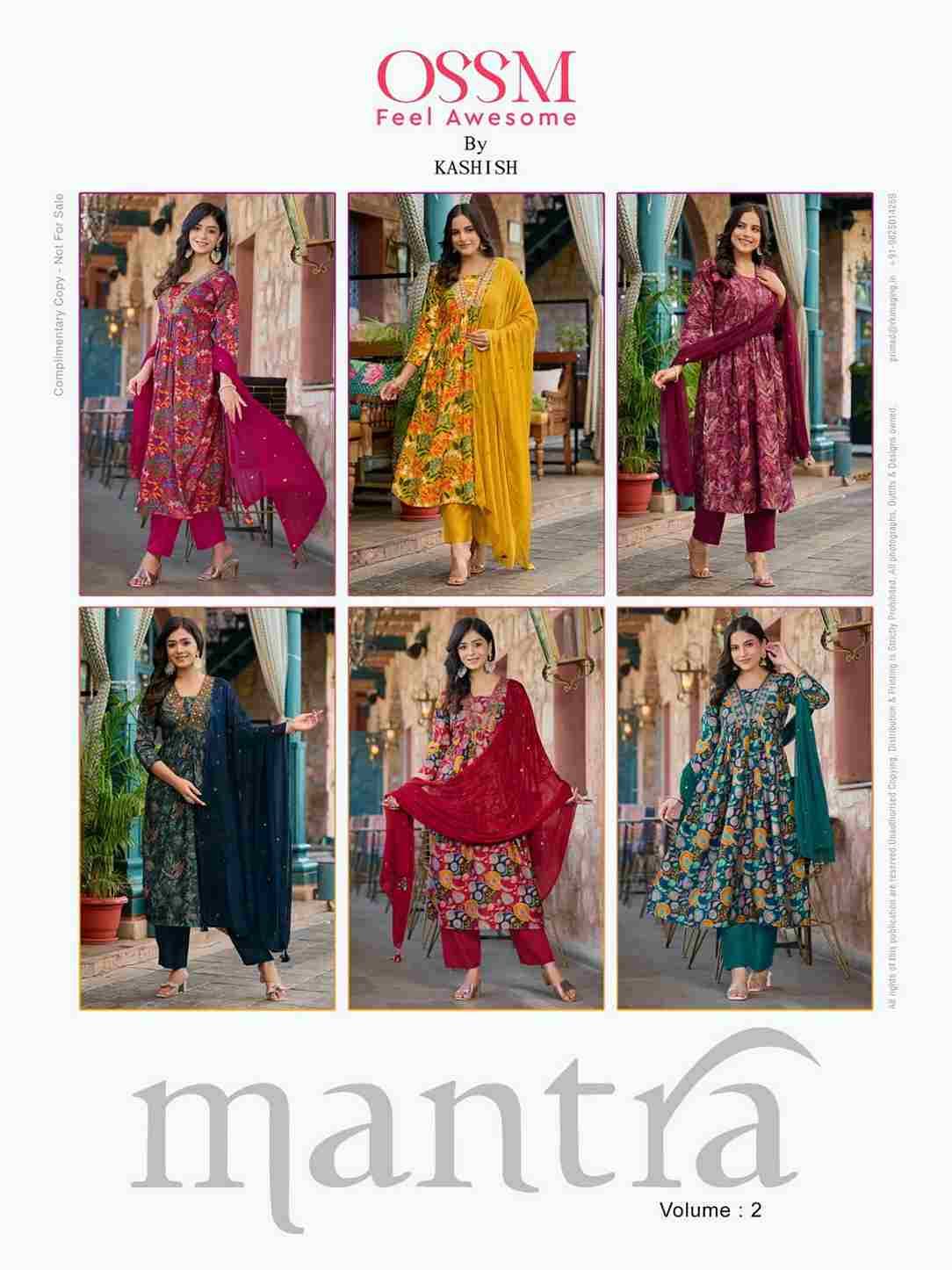 Mantra Vol-2 By Ossm 201 To 206 Series Beautiful Festive Suits Colorful Stylish Fancy Casual Wear & Ethnic Wear Modal Chanderi Print Dresses At Wholesale Price