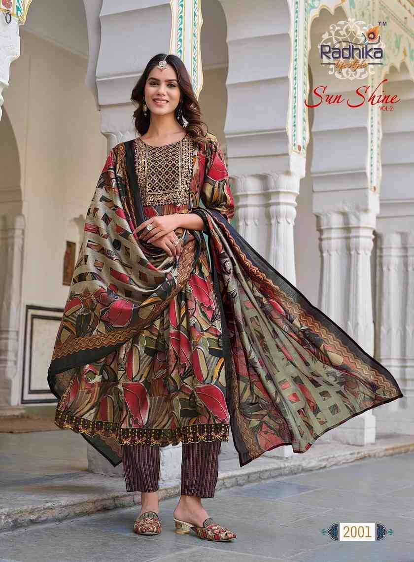Sun Shine Vol-2 By Radhika Lifestyle 2001 To 2007 Series Beautiful Festive Suits Colorful Stylish Fancy Casual Wear & Ethnic Wear Pure Modal Muslin Print Dresses At Wholesale Price