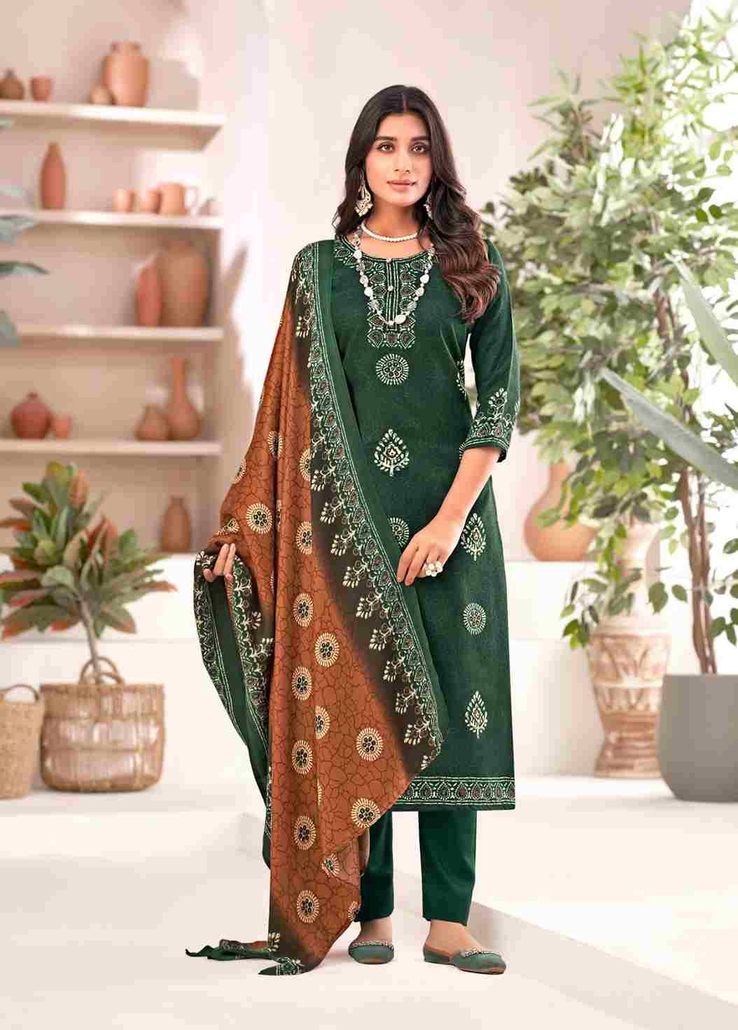 Sadhna By Skt Suits 83001 To 83008 Series Beautiful Festive Suits Stylish Fancy Colorful Casual Wear & Ethnic Wear Pashmina Print Dresses At Wholesale Price