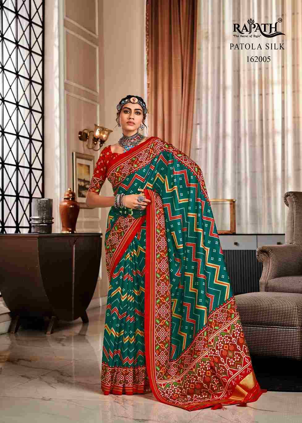 Bandhan Patola By Rajpath 162001 To 162008 Series Indian Traditional Wear Collection Beautiful Stylish Fancy Colorful Party Wear & Occasional Wear Pure Patola Sarees At Wholesale Price