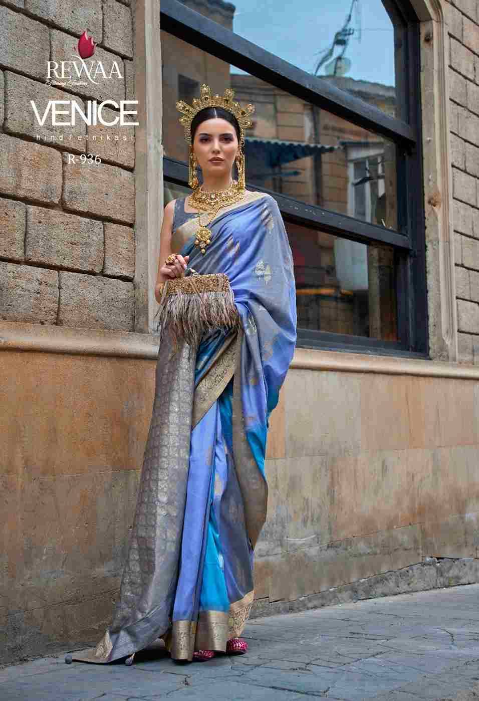 Venice By Rewaa 930 To 939 Series Indian Traditional Wear Collection Beautiful Stylish Fancy Colorful Party Wear & Occasional Wear Pure Silk Sarees At Wholesale Price