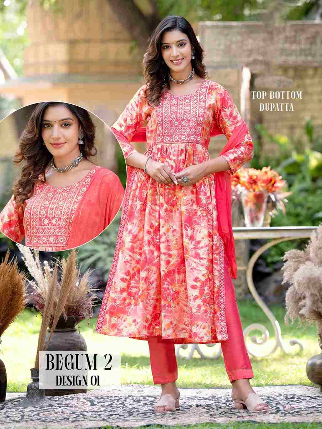 Begum Vol-2 By Fashid Wholesale 01 To 06 Series Beautiful Festive Suits Colorful Stylish Fancy Casual Wear & Ethnic Wear Modal Chanderi Dresses At Wholesale Price