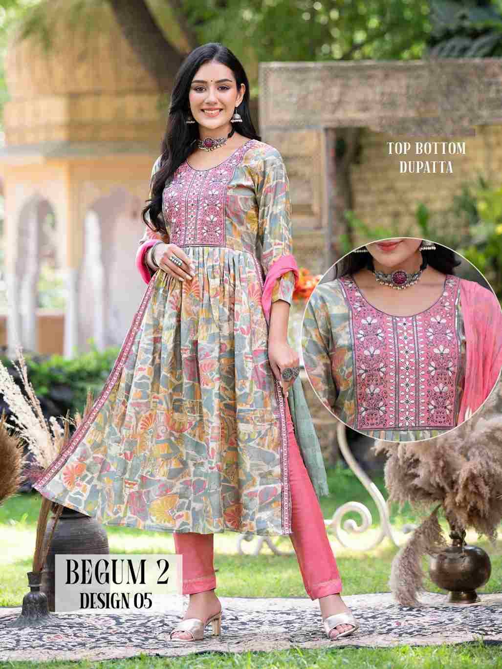 Begum Vol-2 By Fashid Wholesale 01 To 06 Series Beautiful Festive Suits Colorful Stylish Fancy Casual Wear & Ethnic Wear Modal Chanderi Dresses At Wholesale Price