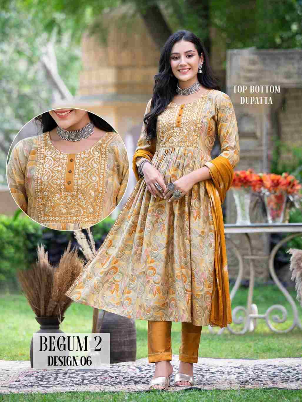 Begum Vol-2 By Fashid Wholesale 01 To 06 Series Beautiful Festive Suits Colorful Stylish Fancy Casual Wear & Ethnic Wear Modal Chanderi Dresses At Wholesale Price