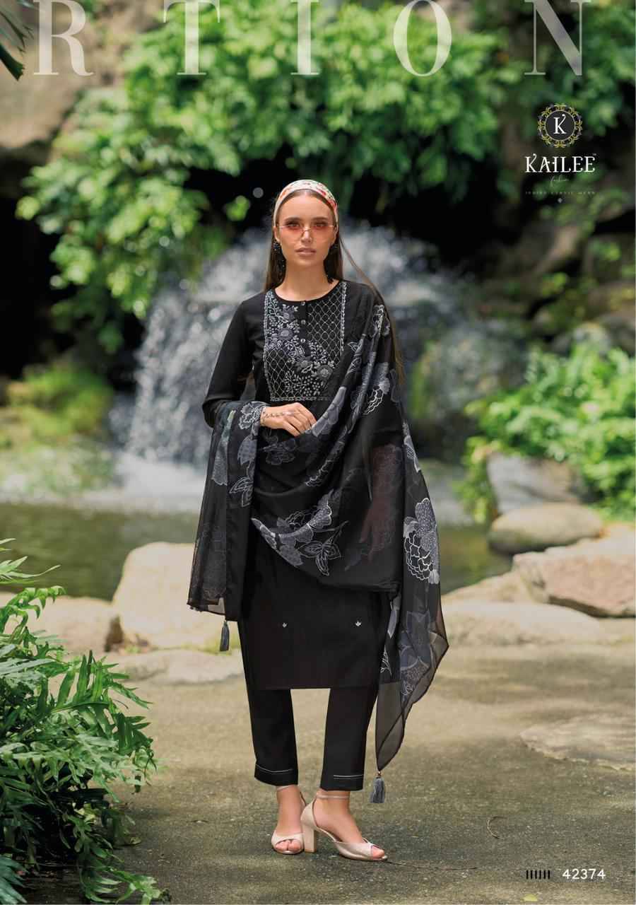 Humsafar By Kailee 42371 To 42376 Series Beautiful Festive Suits Stylish Fancy Colorful Casual Wear & Ethnic Wear Viscose Silk Dresses At Wholesale Price