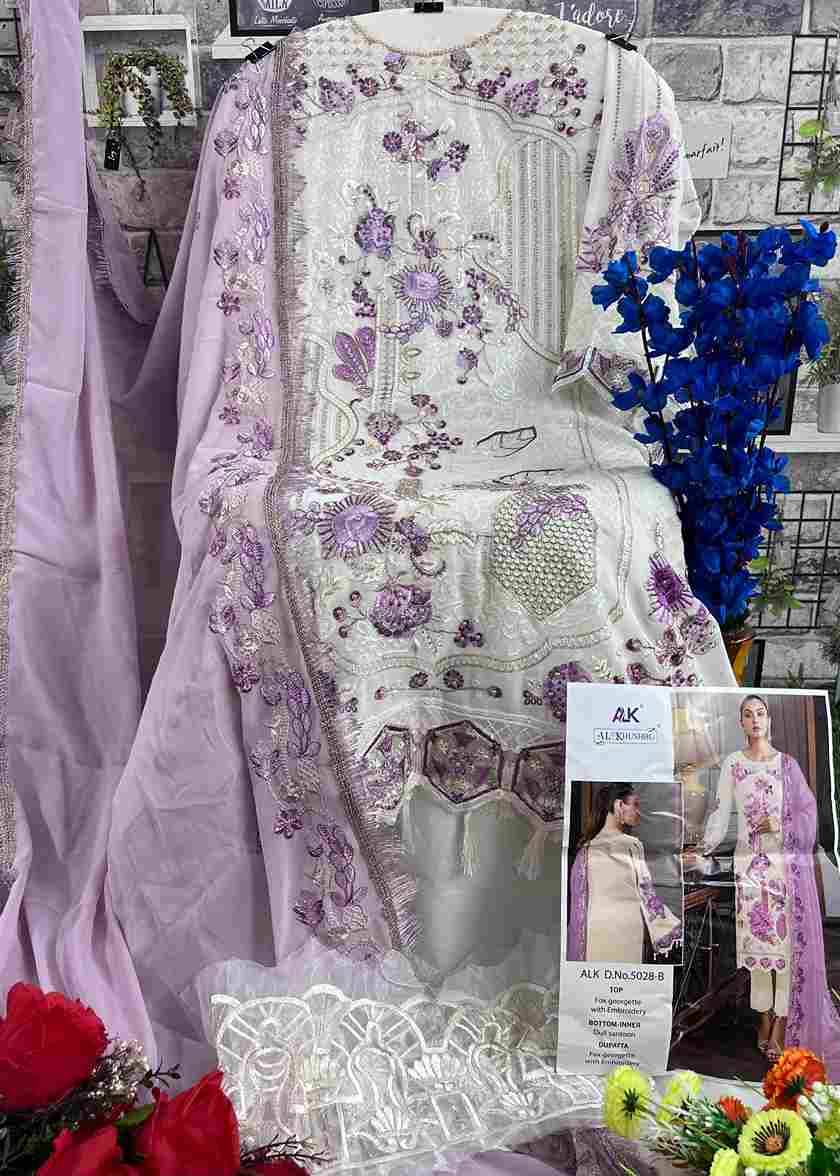 Aadab Vol-2 By Al Khushbu 5028-A To 5028-D Series Designer Pakistani Suits Beautiful Stylish Fancy Colorful Party Wear & Occasional Wear Faux Georgette With Embroidery Dresses At Wholesale Price