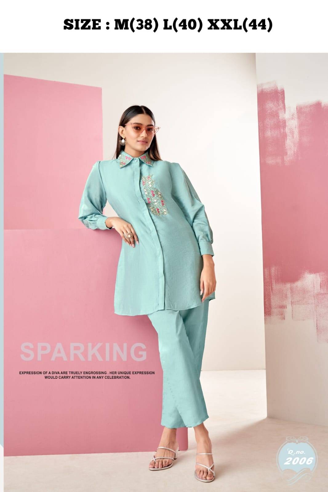 Viyaana By Kaamiri Designer Stylish Fancy Colorful Beautiful Party Wear & Ethnic Wear Collection Roman Silk Co-Ord At Wholesale Price