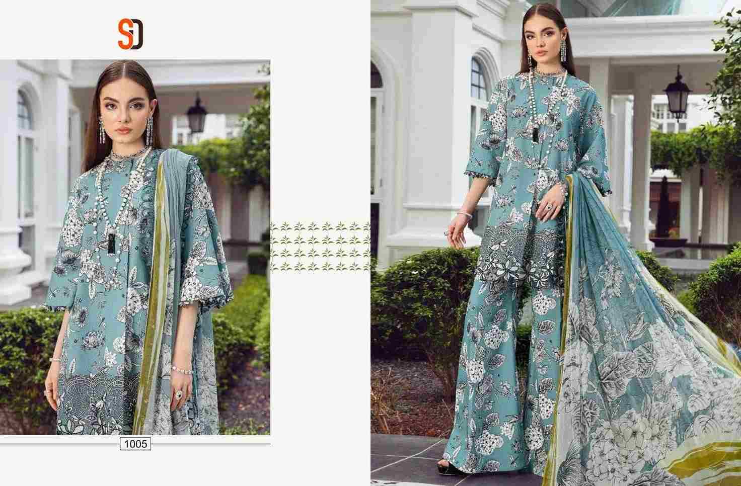 Mprint Vol-16 By Shraddha Designer 1001 To 1006 Series Beautiful Stylish Pakistani Suits Fancy Colorful Casual Wear & Ethnic Wear & Ready To Wear Lawn Cotton Print With Work Dresses At Wholesale Price