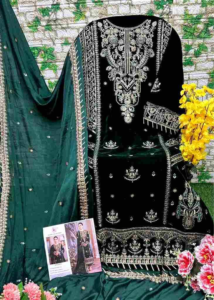 Dinsaa Hit Design 230 Colours By Dinsaa Suits 230-A To 230-E Series Designer Festive Pakistani Suits Collection Beautiful Stylish Fancy Colorful Party Wear & Occasional Wear Velvet With Embroidered Dresses At Wholesale Price
